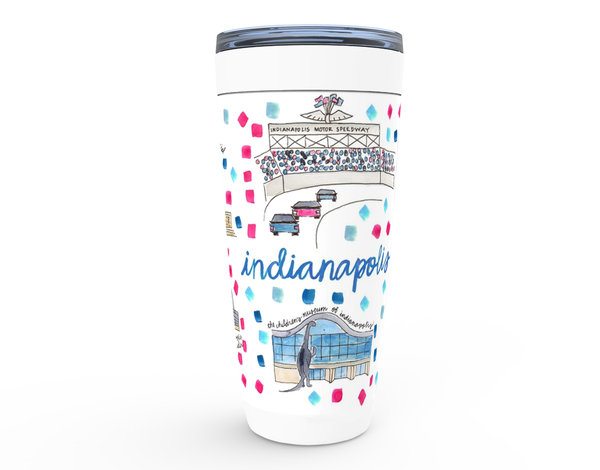 Indianapolis, IN Map Tumbler