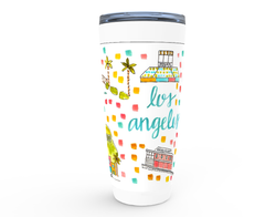 Los Angeles, CA Map Tumbler