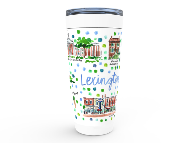 Lexington, VA Map Tumbler