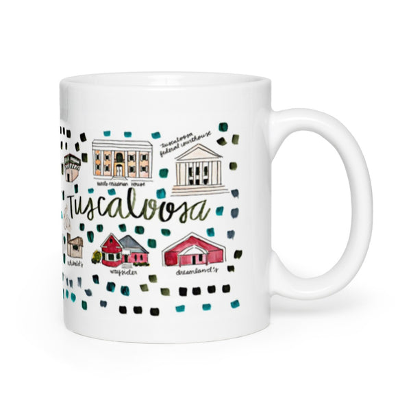 Tuscaloosa, AL Map Mug