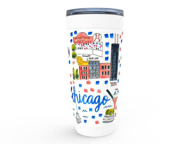 Chicago, IL Map Tumbler
