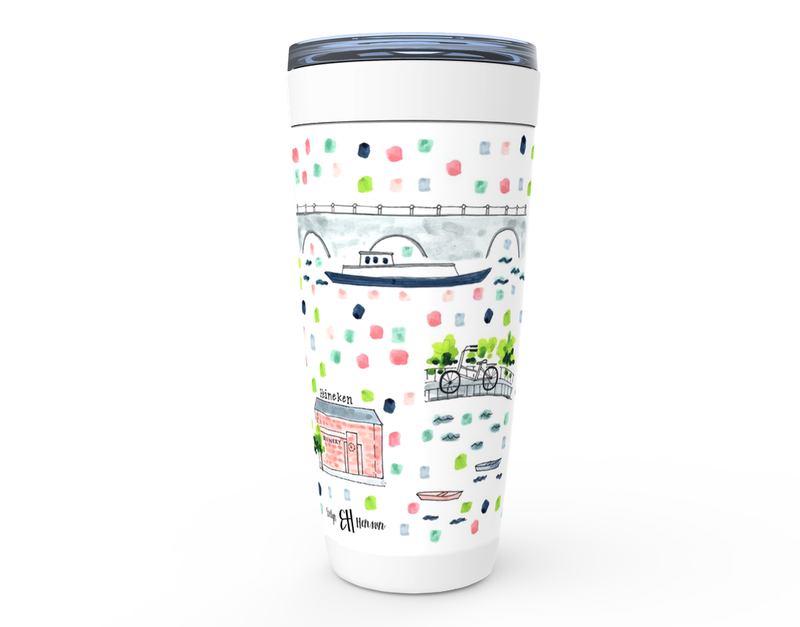 Amsterdam Map Tumbler