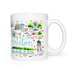 Houston, TX Map Mug