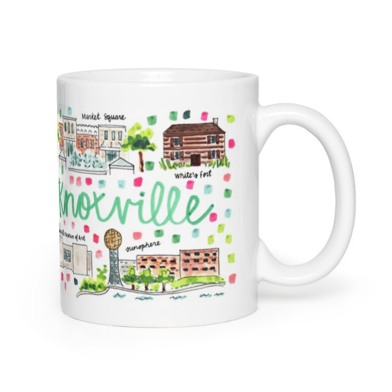 Knoxville, TN Map Mug