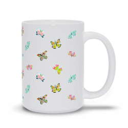 Flutterby Print Mug