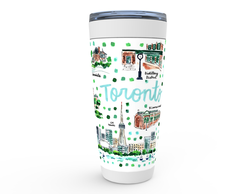 Toronto, Canada Map Tumbler
