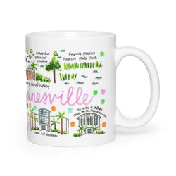 Gainesville, FL Map Mug