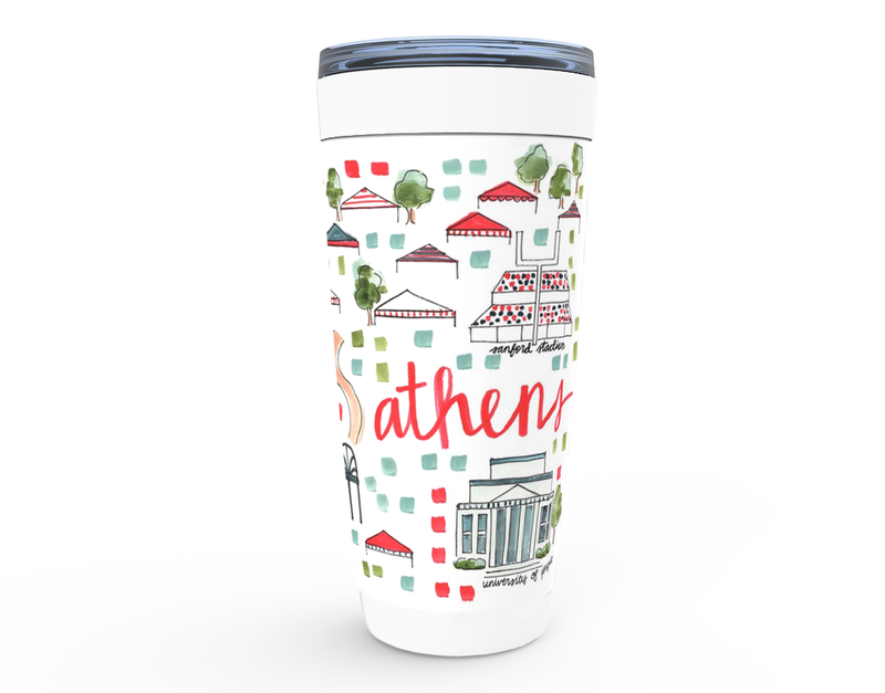 Athens, GA Map Tumbler