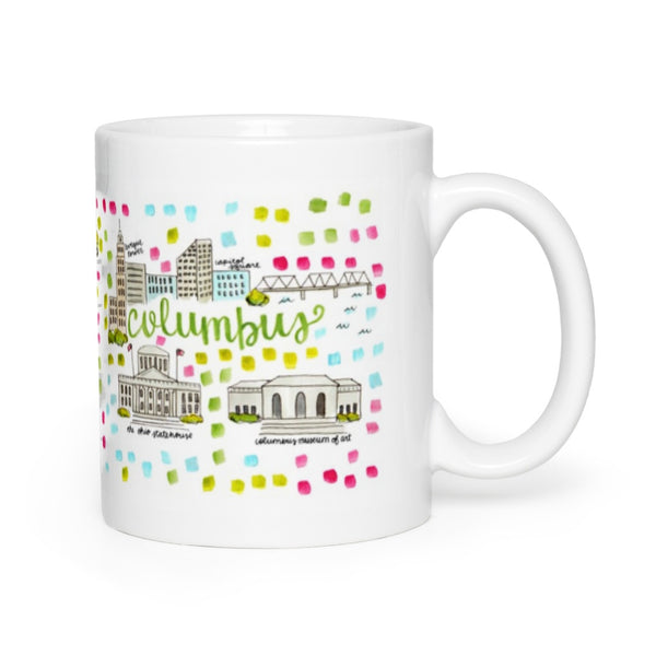 Columbus, OH Map Mug