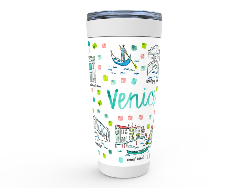 Venice, Italy Map Tumbler