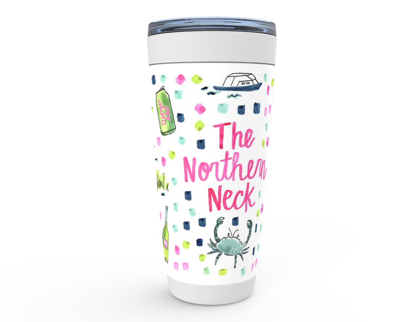The Northern Neck, VA Map Tumbler