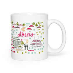 Athens, GA Map Mug