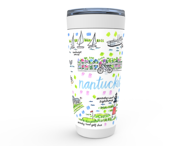 Nantucket, MA Map Tumbler