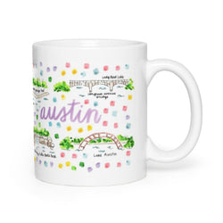 Austin, TX Map Mug