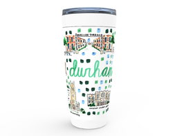 Durham, NC Map Tumbler
