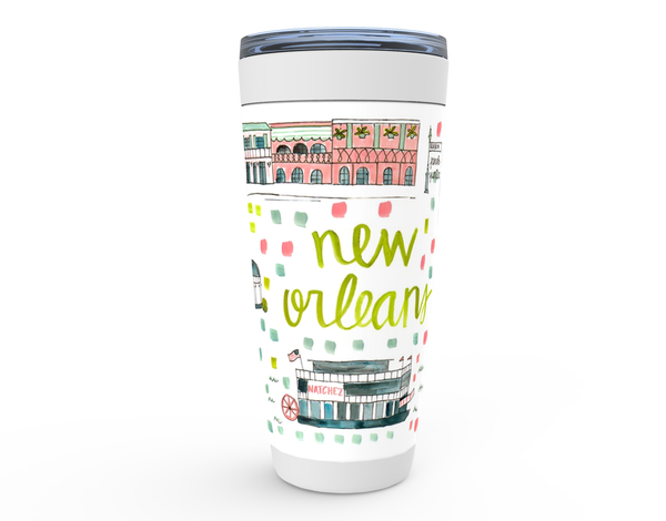 New Orleans, LA Map Tumbler