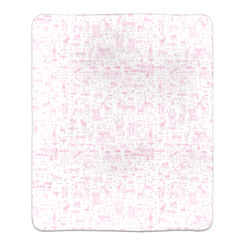 Safari Pink Blanket