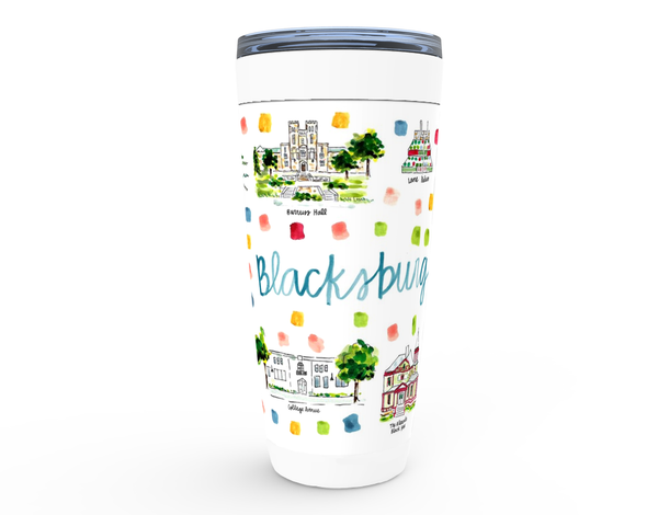 Blacksburg, VA Map Tumbler