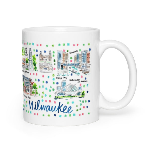 Milwaukee, WI Map Mug