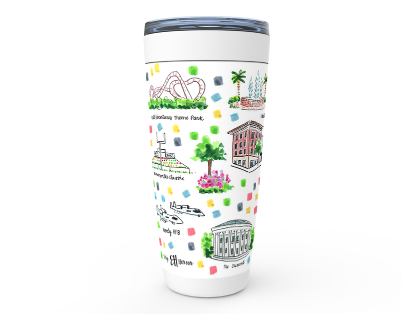 Valdosta, GA Map Tumbler