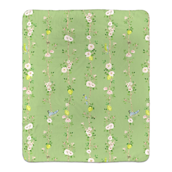 Chinoiserie Green Blanket