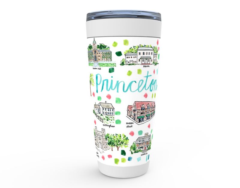 Princeton, NJ Map Tumbler