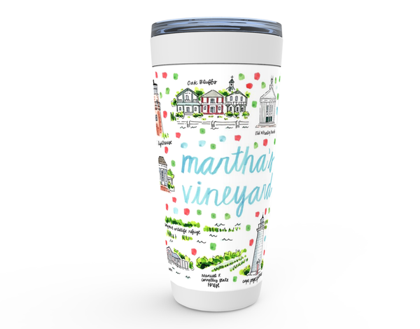 Martha's Vineyard, MA Map Tumbler