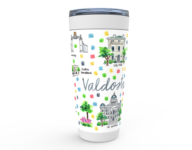 Valdosta, GA Map Tumbler