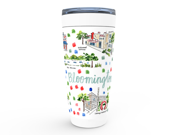 Bloomington, IN Map Tumbler