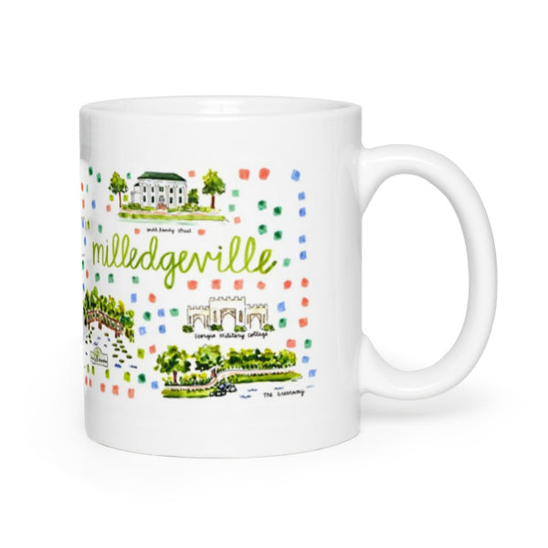 Milledgeville, GA Map Mug