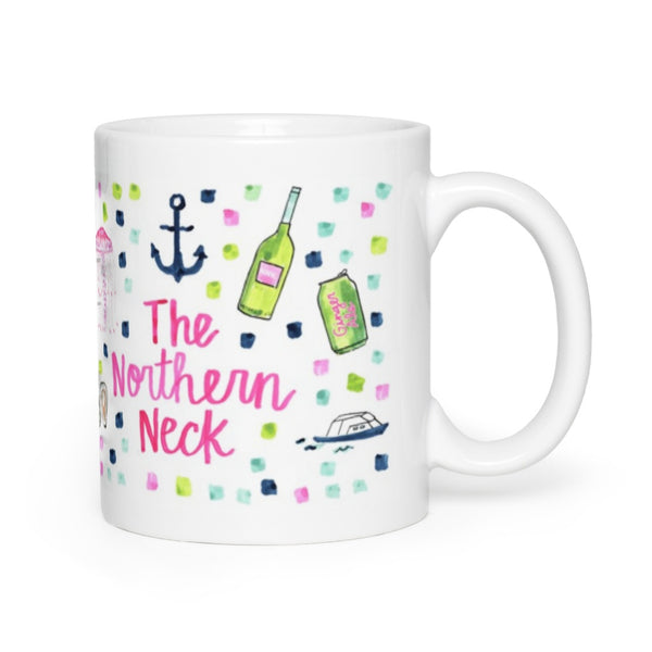 Northern Neck, VA Map Mug