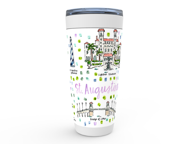 St. Augustine, FL Map Tumbler