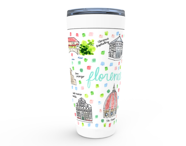 Florence, Italy Map Tumbler
