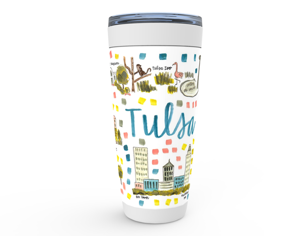 Tulsa, OK Map Tumbler