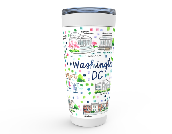 Washington DC Map Tumbler