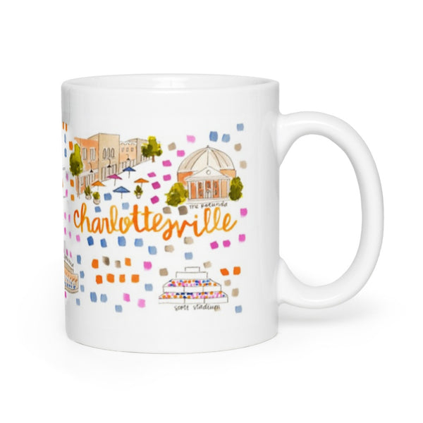 Charlottesville, VA Map Mug