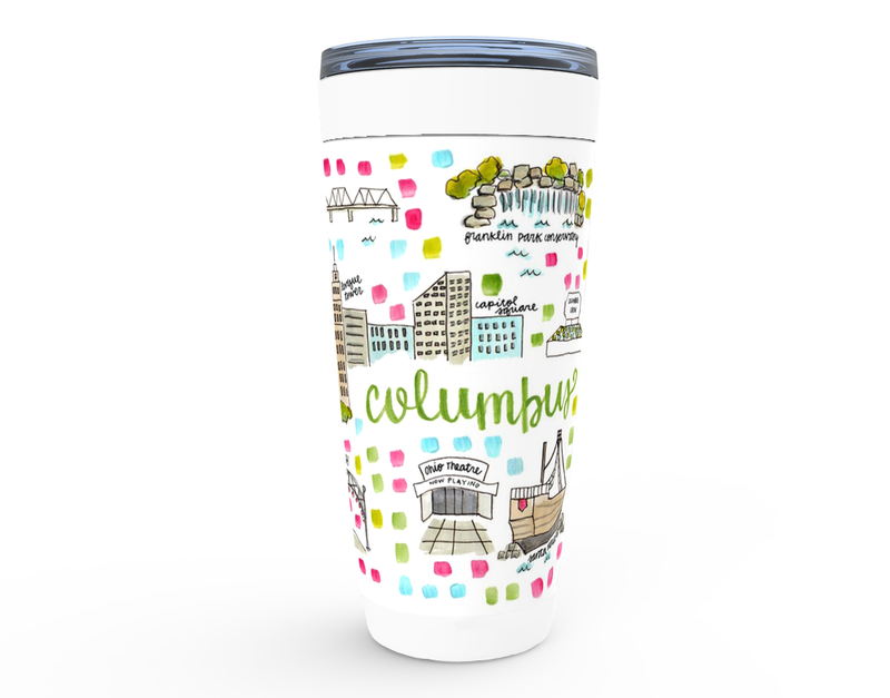 Columbus, OH Map Tumbler