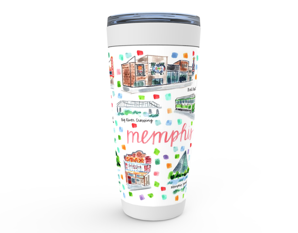 Memphis, TN Map Tumbler