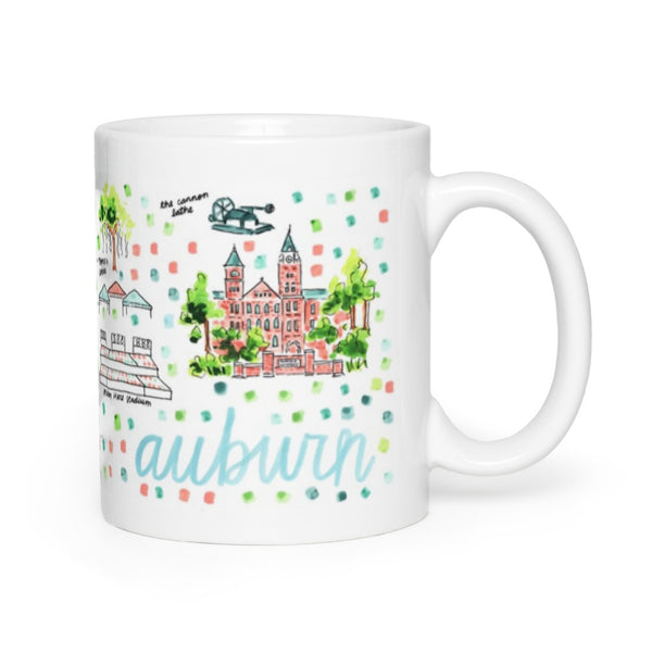 Auburn, AL Map Mug