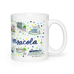 Pensacola Map Mug