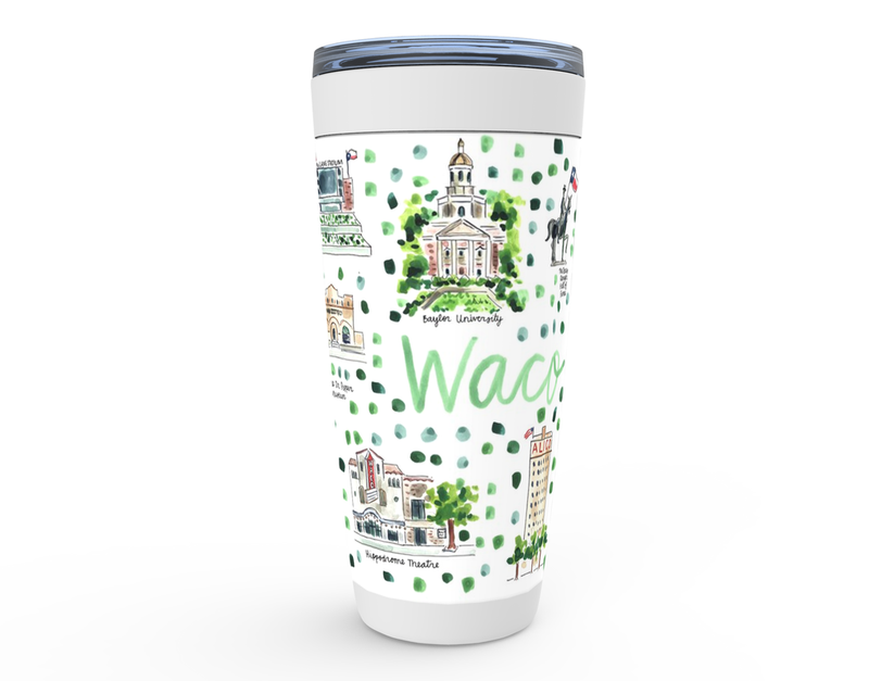 Waco, TX Map Tumbler