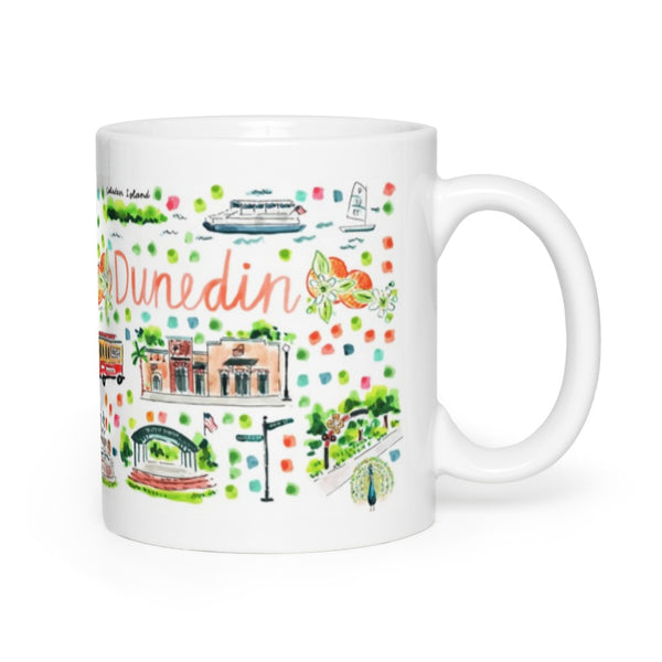 Dunedin, FL Map Mug