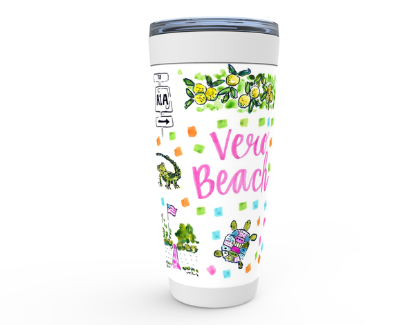Vero Beach, FL Map Tumbler