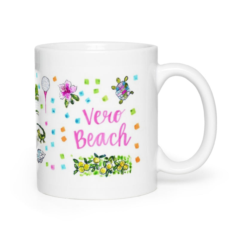 Vero Beach, FL Map Mug