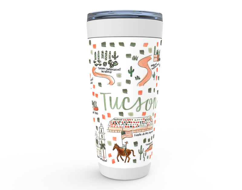 Tucson, AZ Map Tumbler