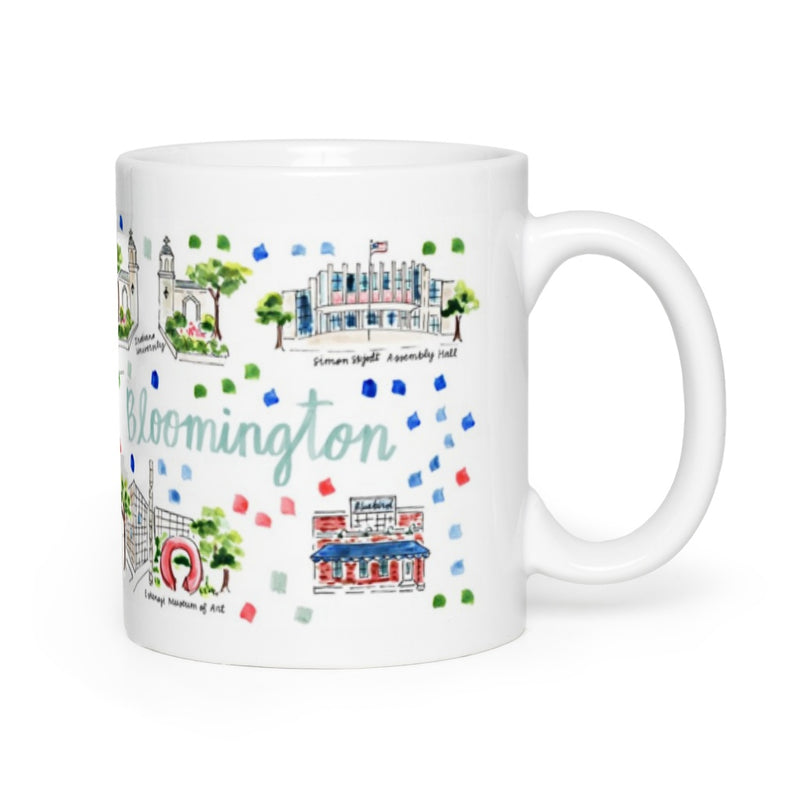 Bloomington, IN Map Mug