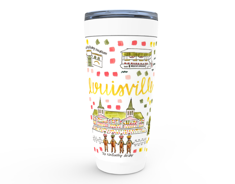 Louisville, KY Map Tumbler