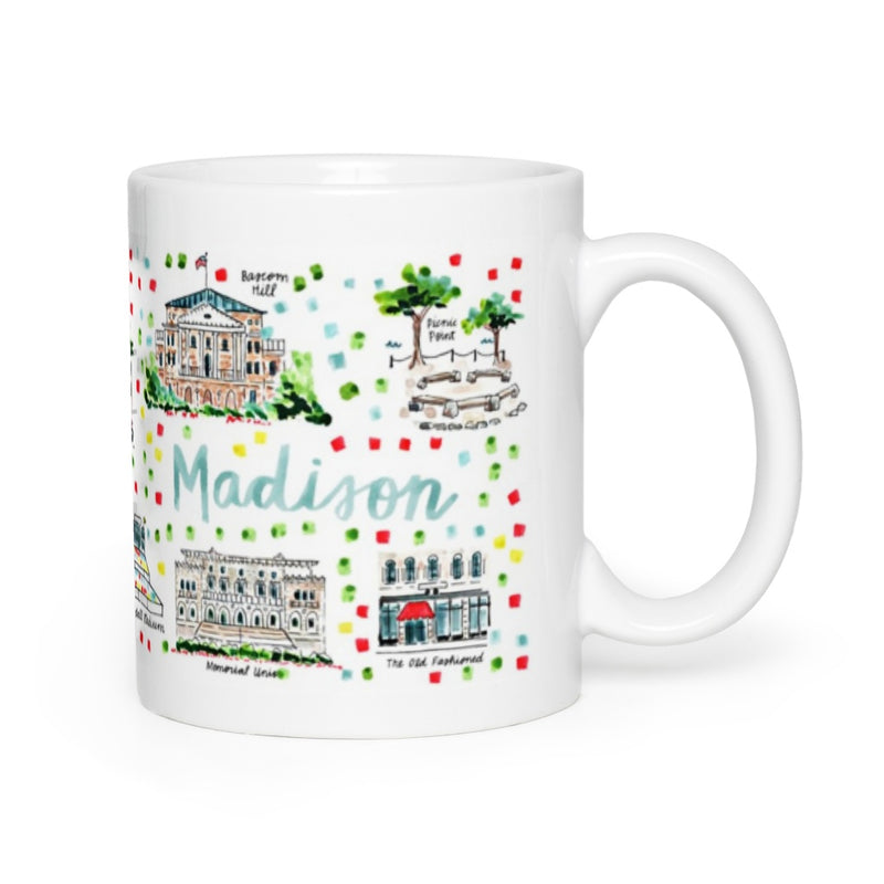 Madison, WI Map Mug