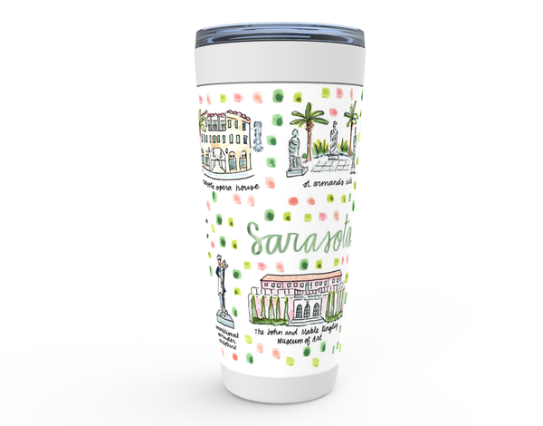 Sarasota, FL Map Tumbler