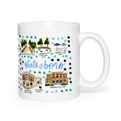 Statesboro, GA Map Mug